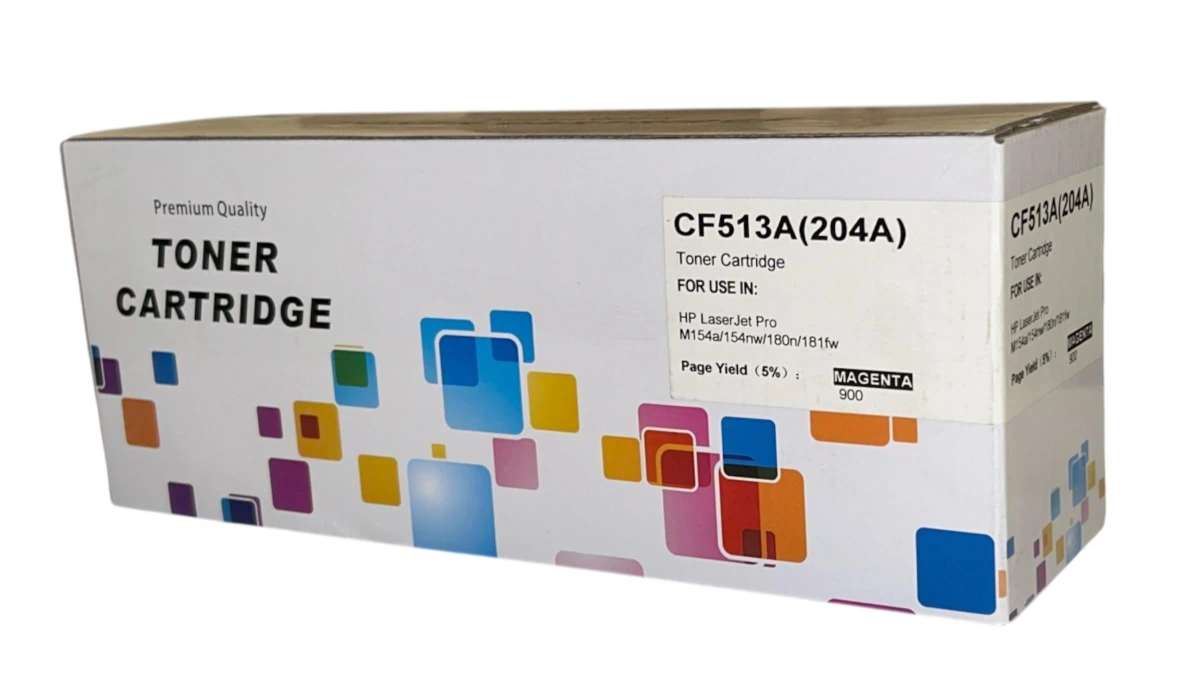 HP CF513A (204A) Kırmızı Muadil Toner M154A  M180n  M181fw