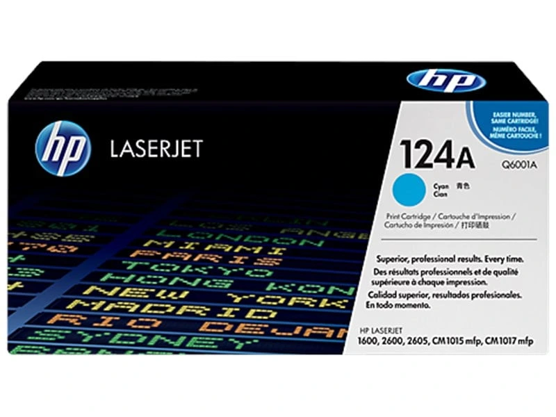 HP Q6001A (124A) Cyan Original Toner - Laserjet 1600 2600 Seri