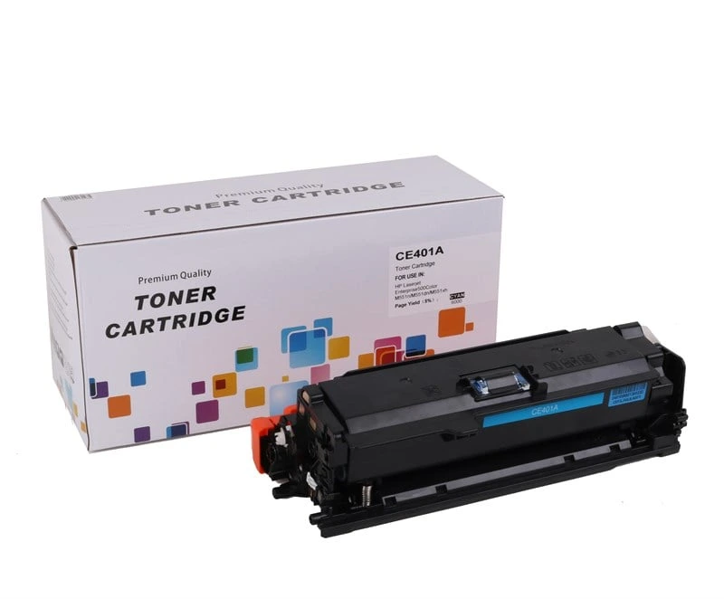 HP CE251A 504A - CE401A 507A Mavi Muadil Toner CP3525 CM3530 Pro500 M551