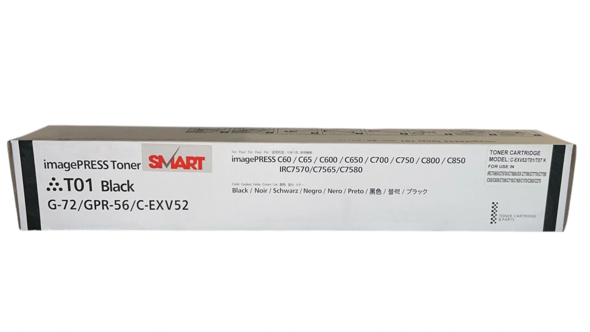 Canon EXV-52 Smart Siyah Toner IR-C 7565 7570 7580 DX 7765 7770 7780 T01 T07