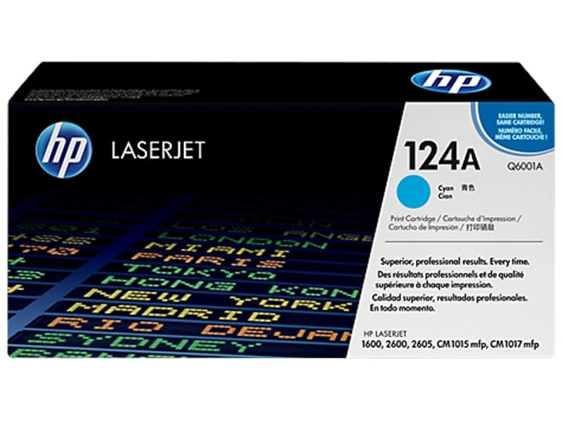 HP Q6001A (124A) Cyan Original Toner - Laserjet 1600 2600 Seri